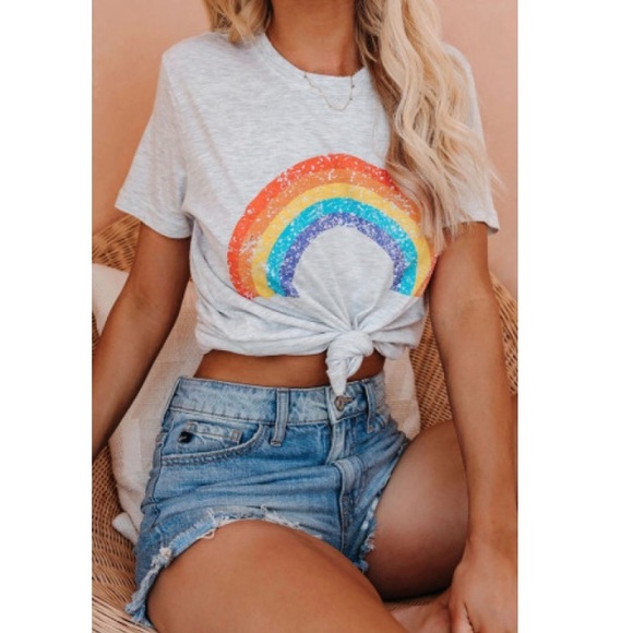 Heathered Rainbow Tee - Picture 5 of 11